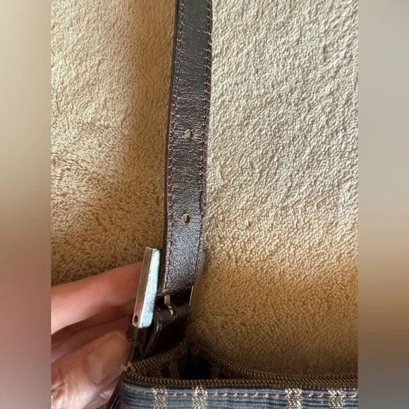 RARE VINTAGE FENDI handbag ๐ Fendi Zucchino hobo bag in brown GOOD CONDITION! - Picture 6 of 16